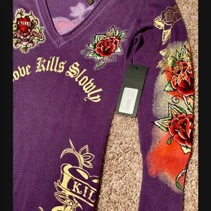 Ed Hardy Cashmere Tunic